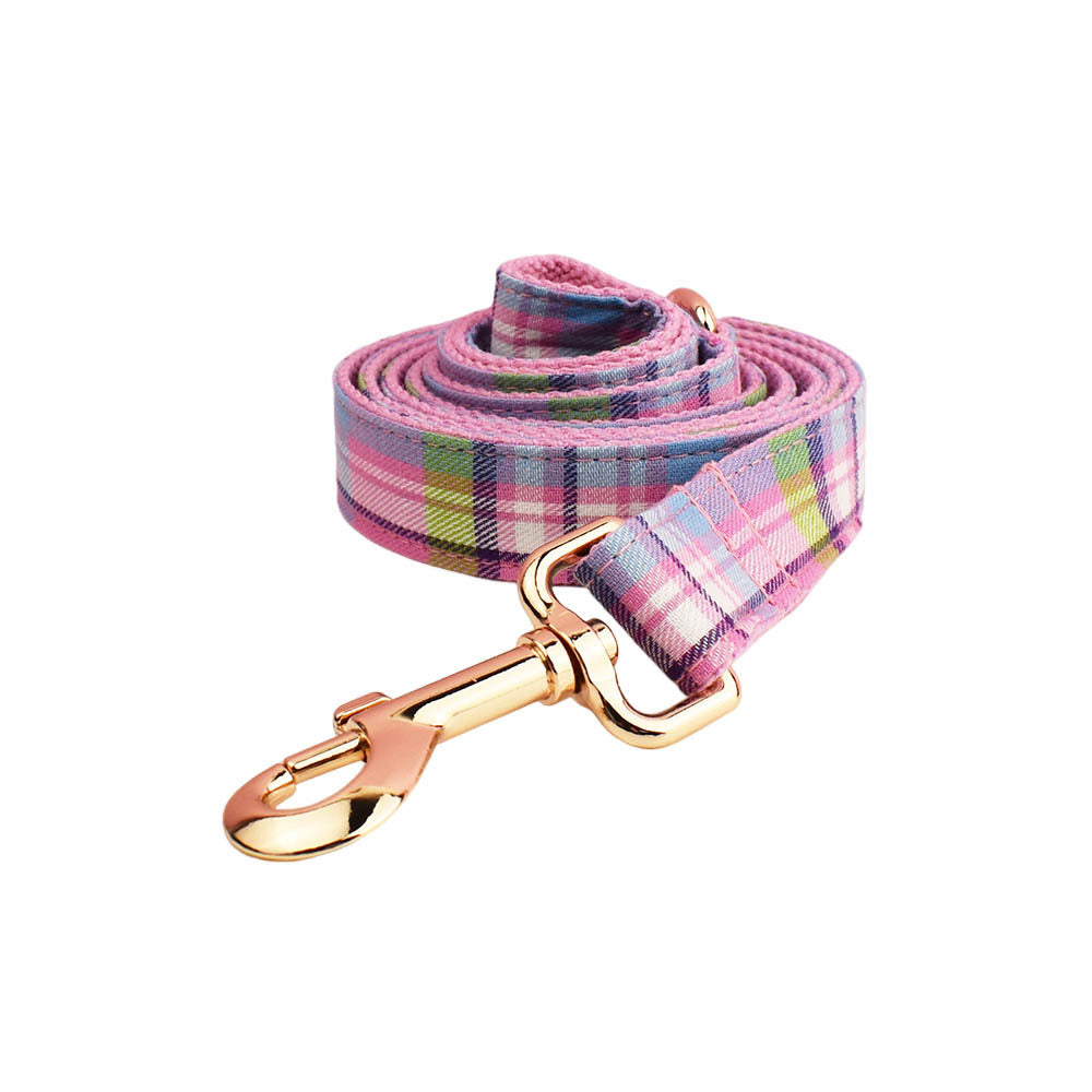 Qicaigei Dog Collar Pet Collar Traction Rope