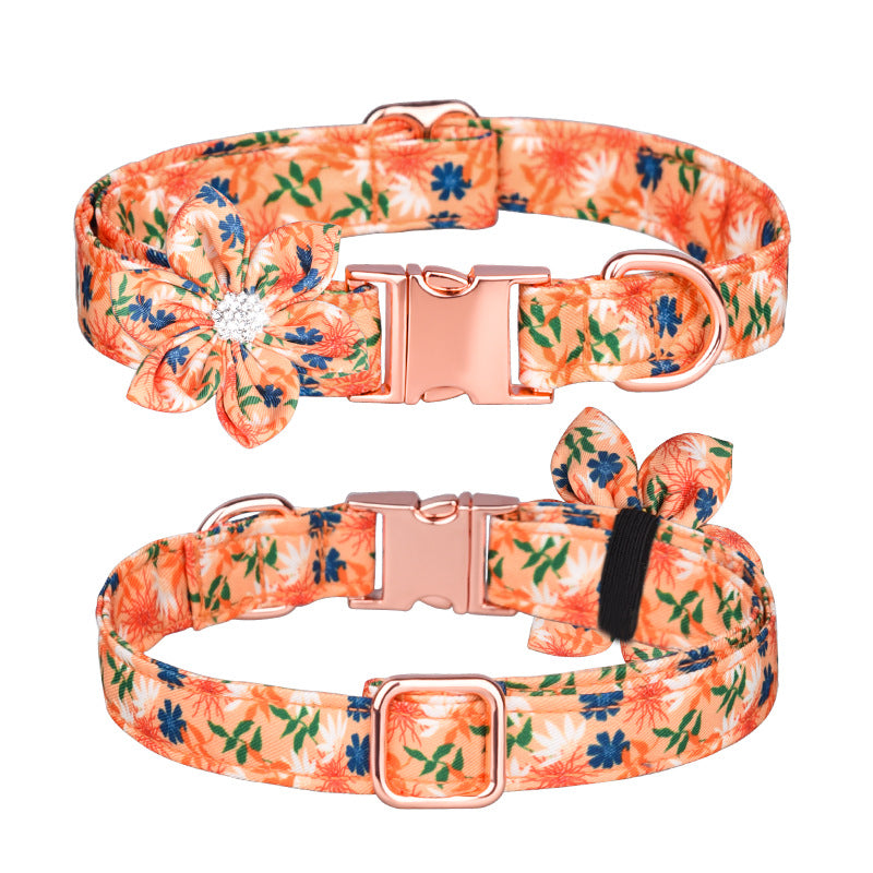 Custom Pet Collar And Leash Set