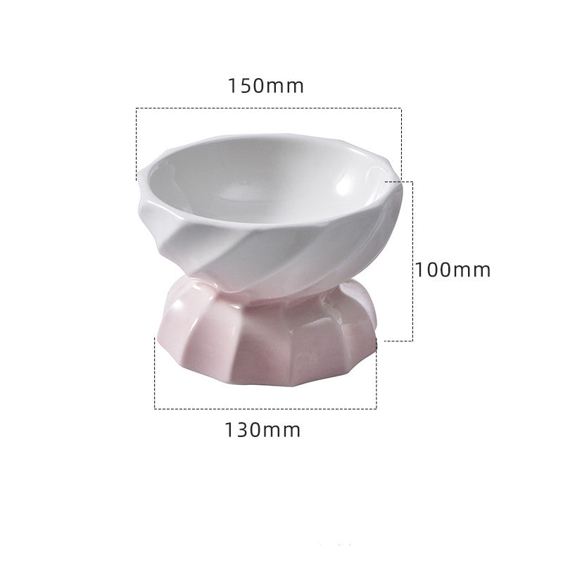 Cat bowl ceramic non-slip food bowl rice bowl