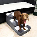 Luxury Chessboard Handmade Steps With Dog Stairs And Storage Space