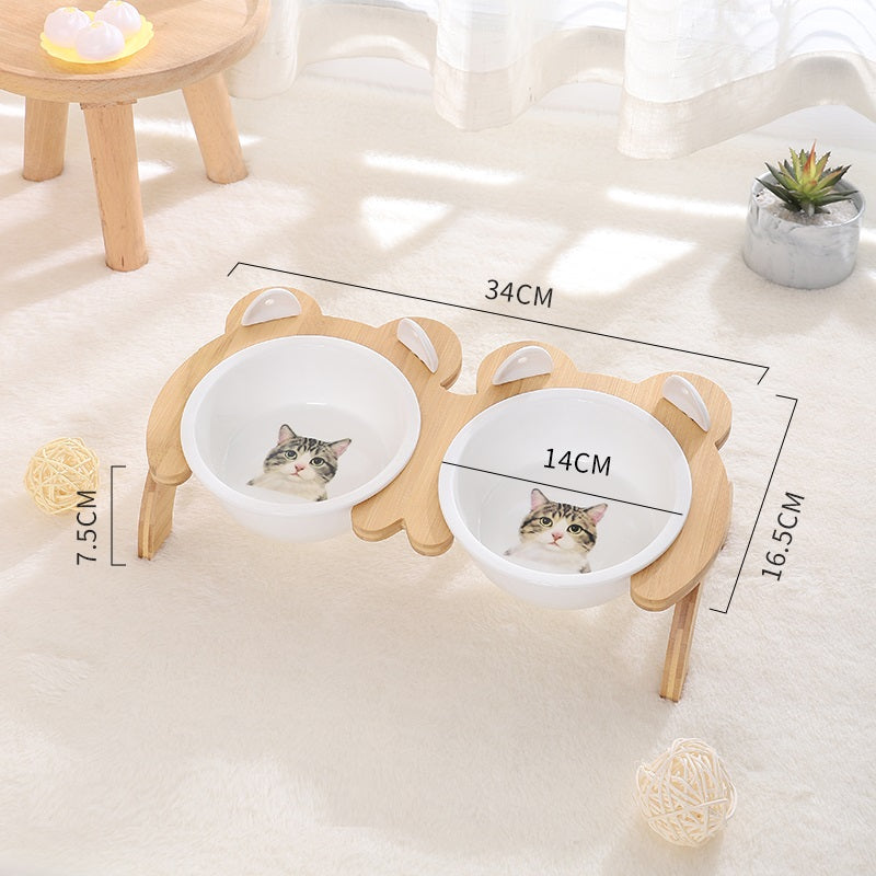 Cervical Spine Tilt Ceramic Cat Basin