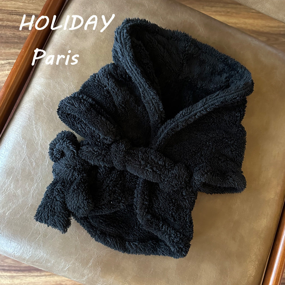 Solid Color Autumn And Winter Maltese Pet Nightgown