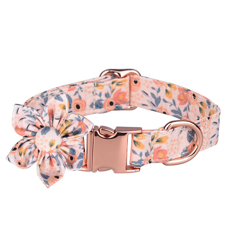 Custom Pet Collar And Leash Set