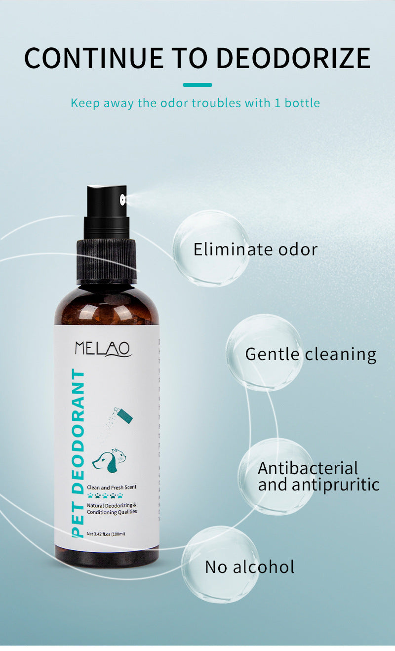 Pet Deodorant 100ml For Cat And Dog Urine Odor Pet Deodorant Spray