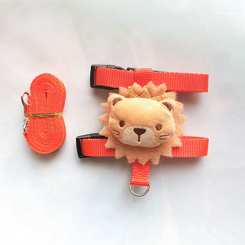 Small Pet Traction Rope And Harness - Keep Your Cat Dog Or Other Small Pet Safe And Secure