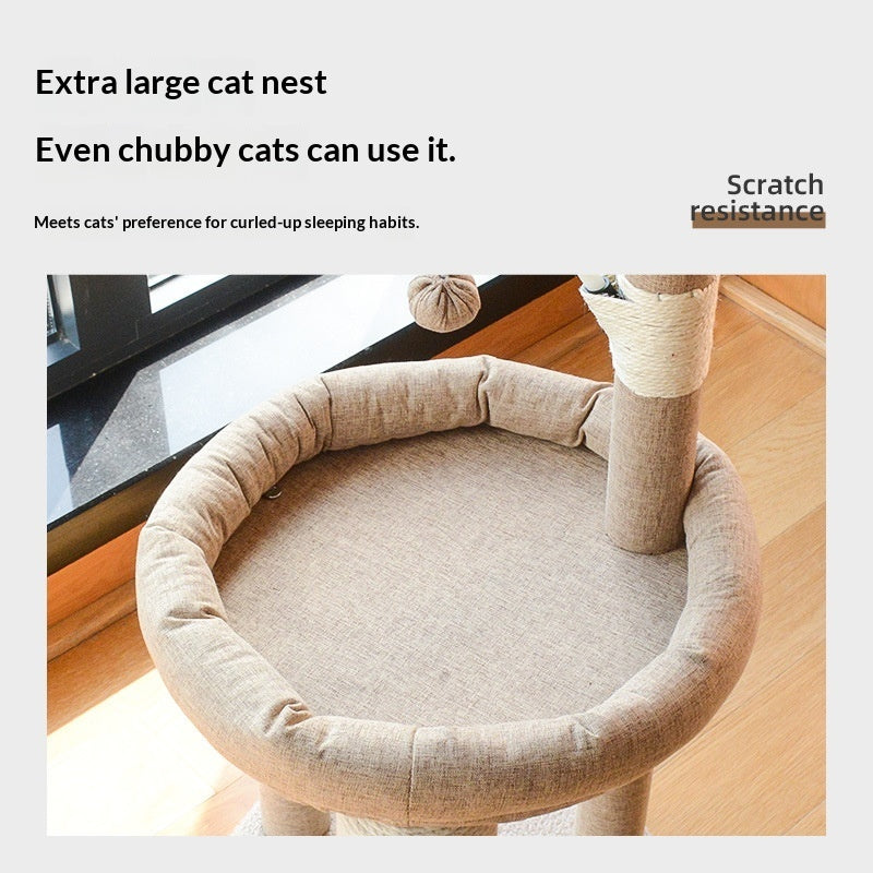 All-in-One Sisal Cat Tree That Doesnt Shed Fluff
