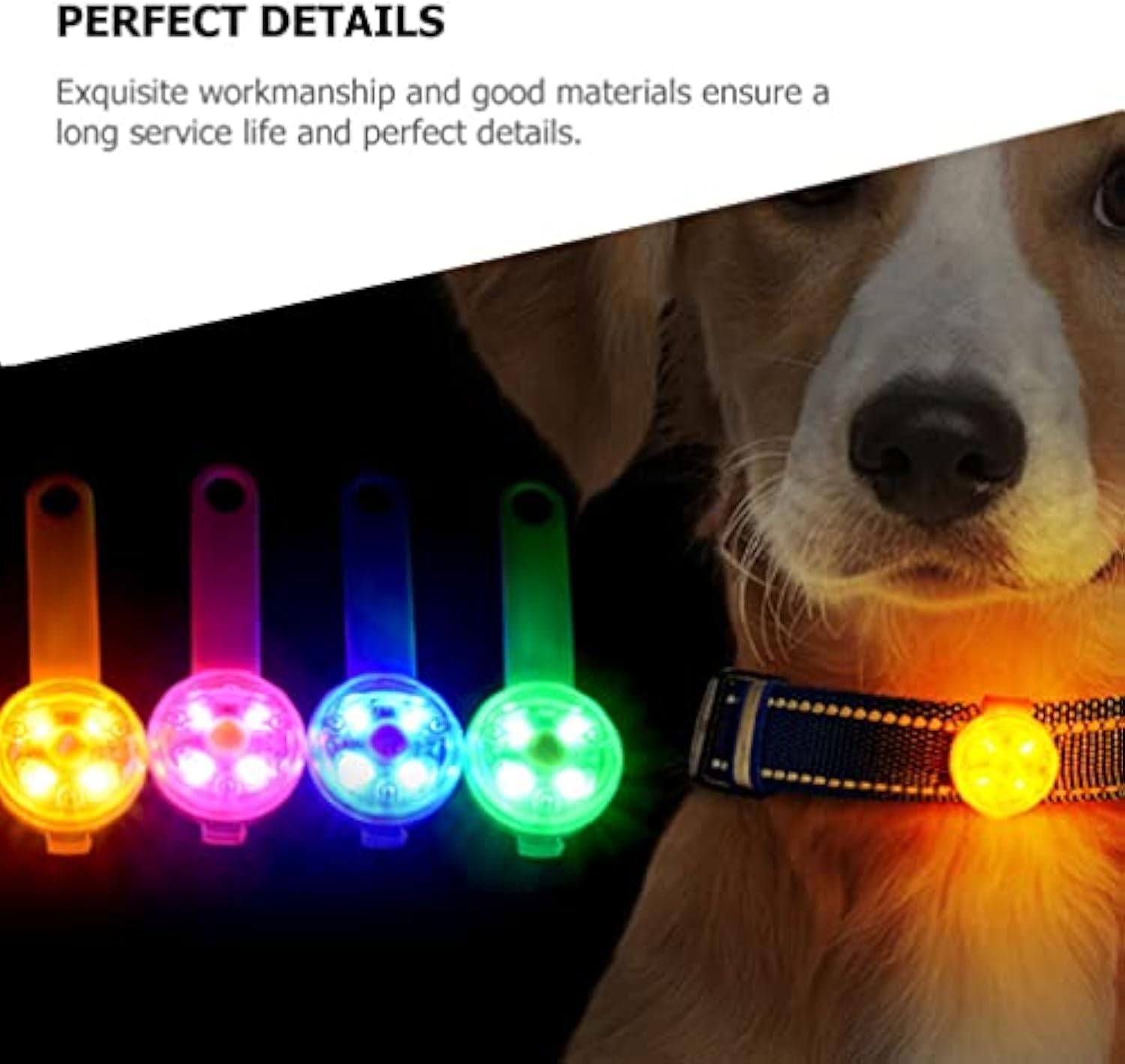 Pet Glow Pendant Light Pendant Pet Hanging Adorn Dog Safety Pendant Outdoor Dog Luminous Pendant Dog Leash Lights For Night Walking Luminous Dog Pendant Dog Neck Decor
