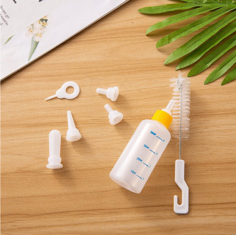 Pet Multi-Pacifier Soft Spout With Bottle Brush 3-Piece Set