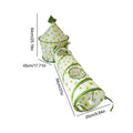 Cat Play Tunnel Folding Interactive Bunny Tent Tunnel Foldable Cat Tent Tubes Portable Indoor Outdoor Kennel Cat Tunnel Tube Toy