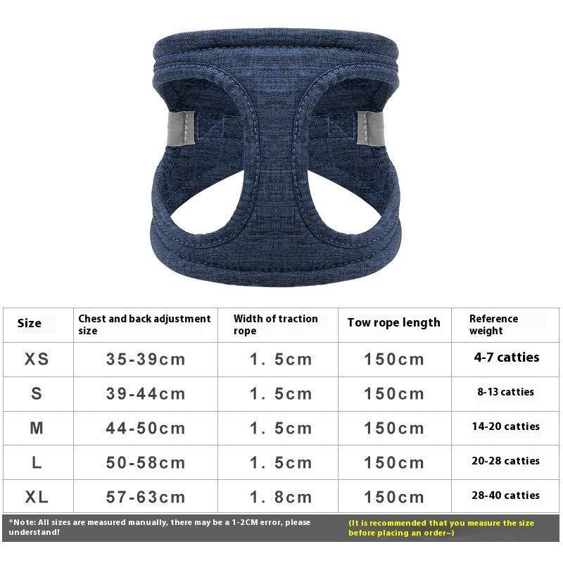 Dog Walking Dog Rope Leash Vest Style