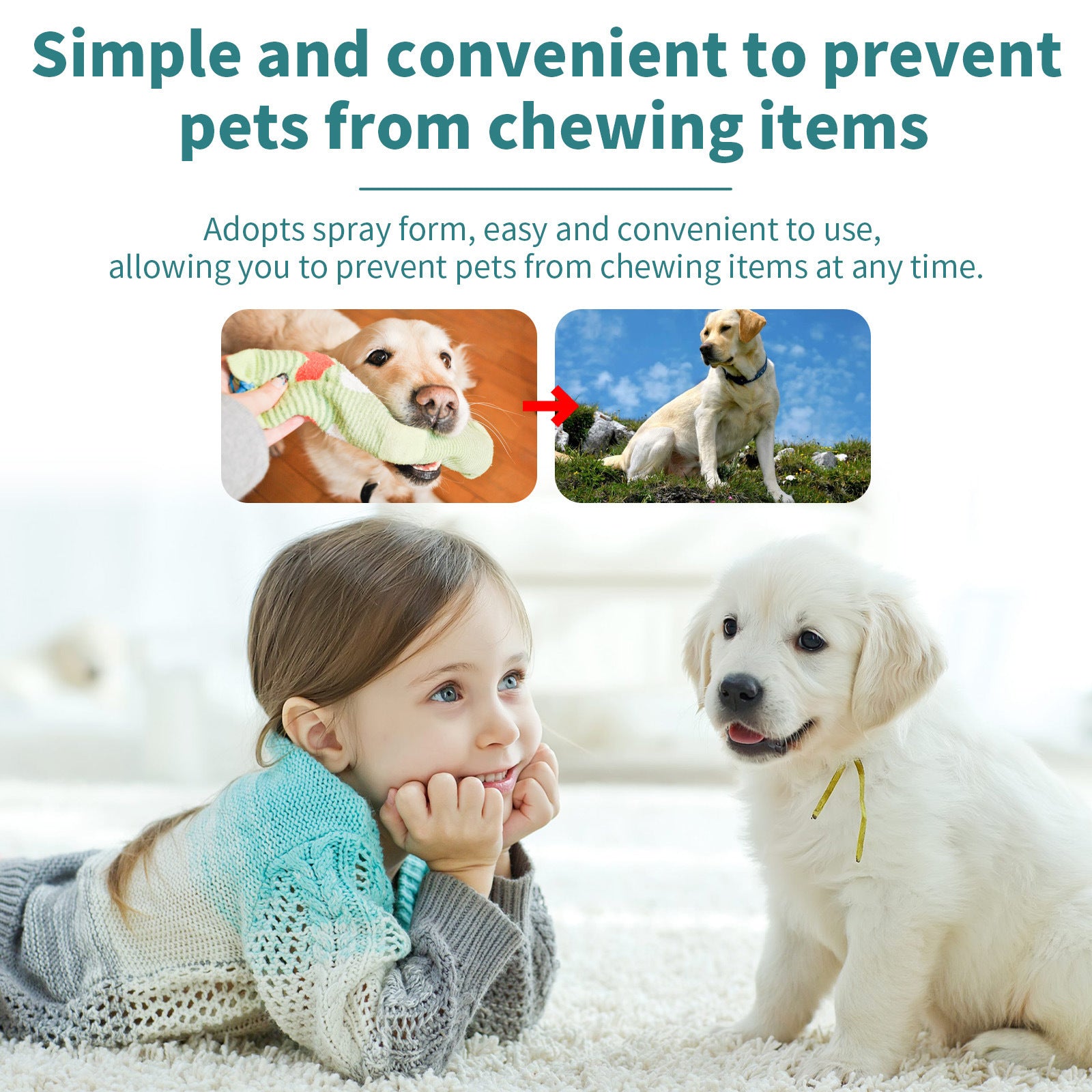 Pet Correction Chewing Spray Anti-dogs And Cats Scratching Sofa Gnawing