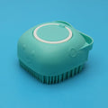 Silicone Dog Bath Massage Gloves Brush Pet Cat Bathroom Cleaning Tool Comb Brush For Dog Can Pour Shampoo Dog Grooming Supplies