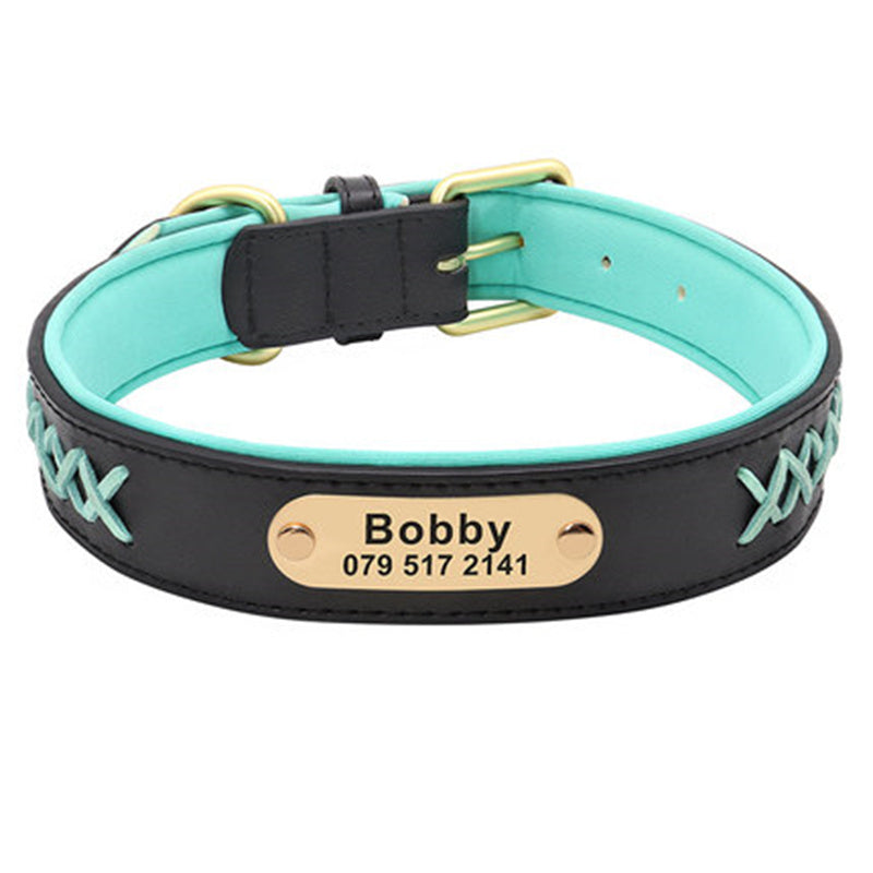 Collar Large And Medium Dog Lettering Anti-lost