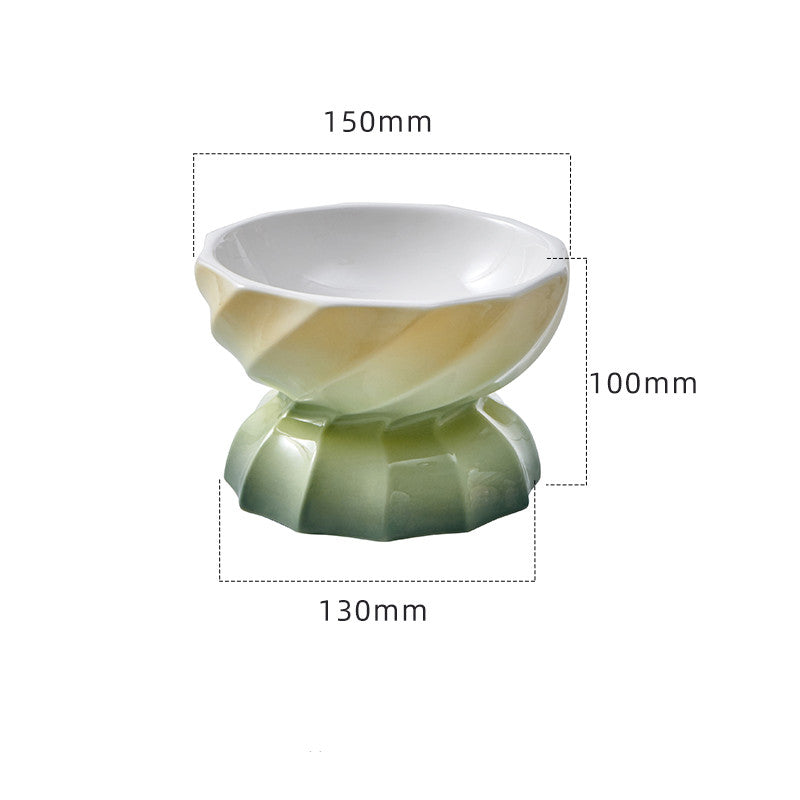 Cat bowl ceramic non-slip food bowl rice bowl