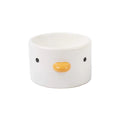 Ceramic Slanted Tall Pet Water Bowl