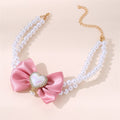 Cute Heart Shape Princess Style Pet Necklace