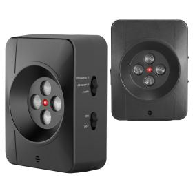 Ultrasonic Anti-Barking Device Rechargeable Auto Dog Bark Control Deterrent Box Training Device IPX4 Waterproof with 3 Frequency Max 32.8Feet Sensing